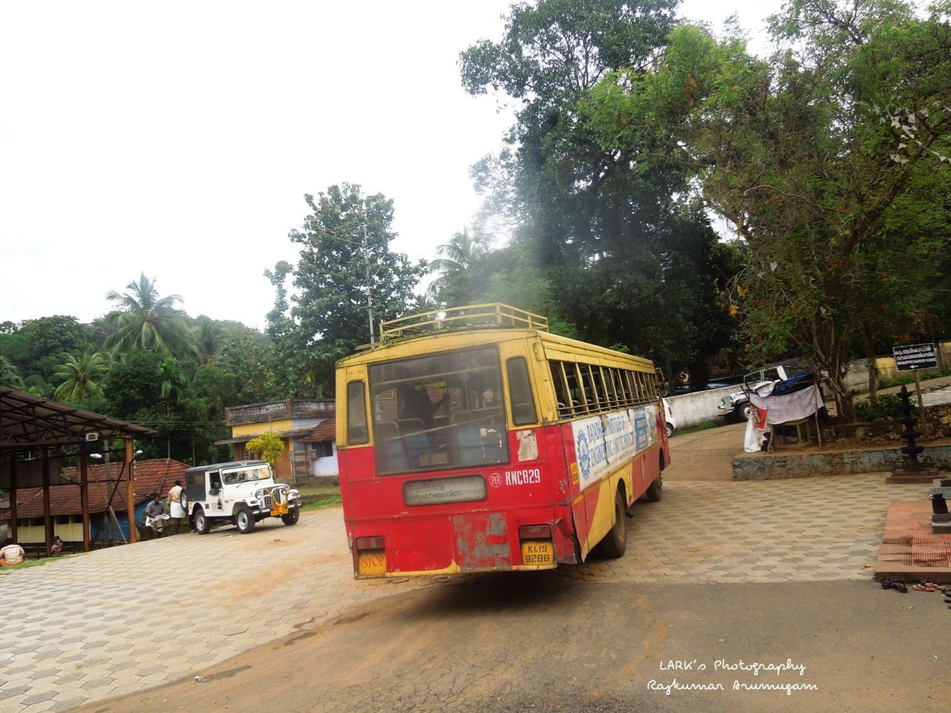 KSRTC RNC 829 Punalur - Shengottai - Achankovil