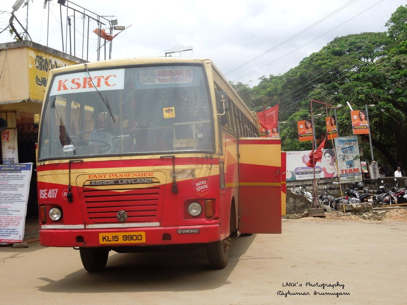 KSRTC RSE 407 Punalur - Tenkasi