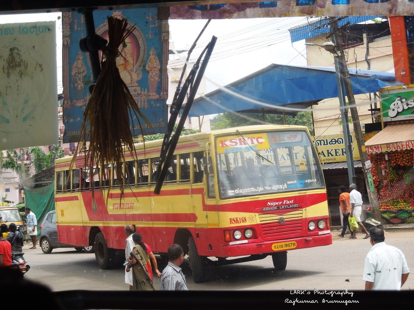 KSRTC RSK 168 Punalur - Thiruvananthapuram