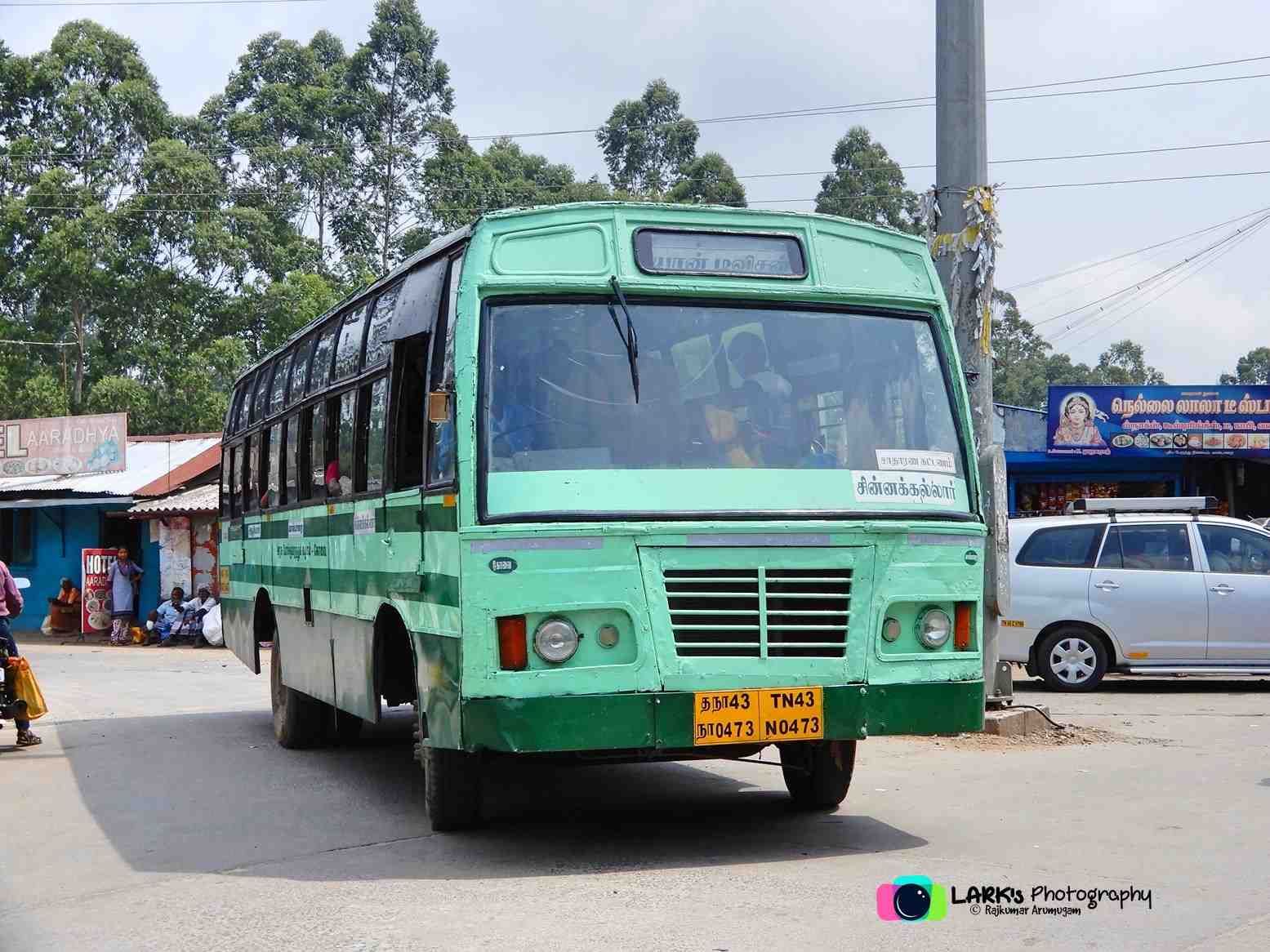 Pollachi to Chinna Kallar Bus Timings TNSTC TN 43 N 0473 