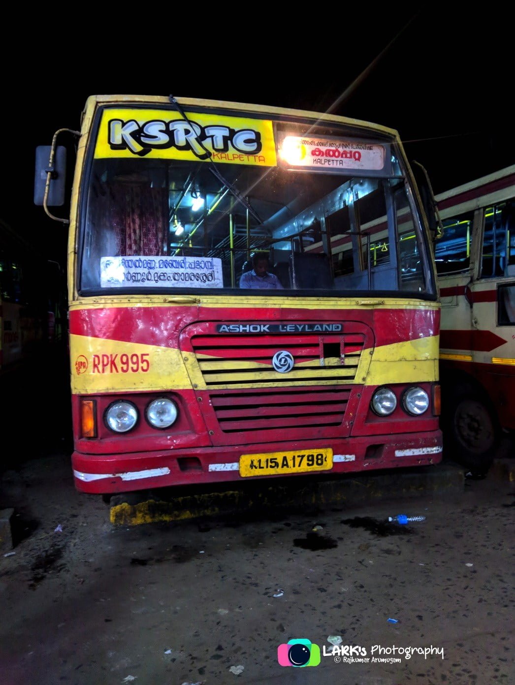 KSRTC RPK 995 Thiruvananthapuram - Kalpetta Bus Timings