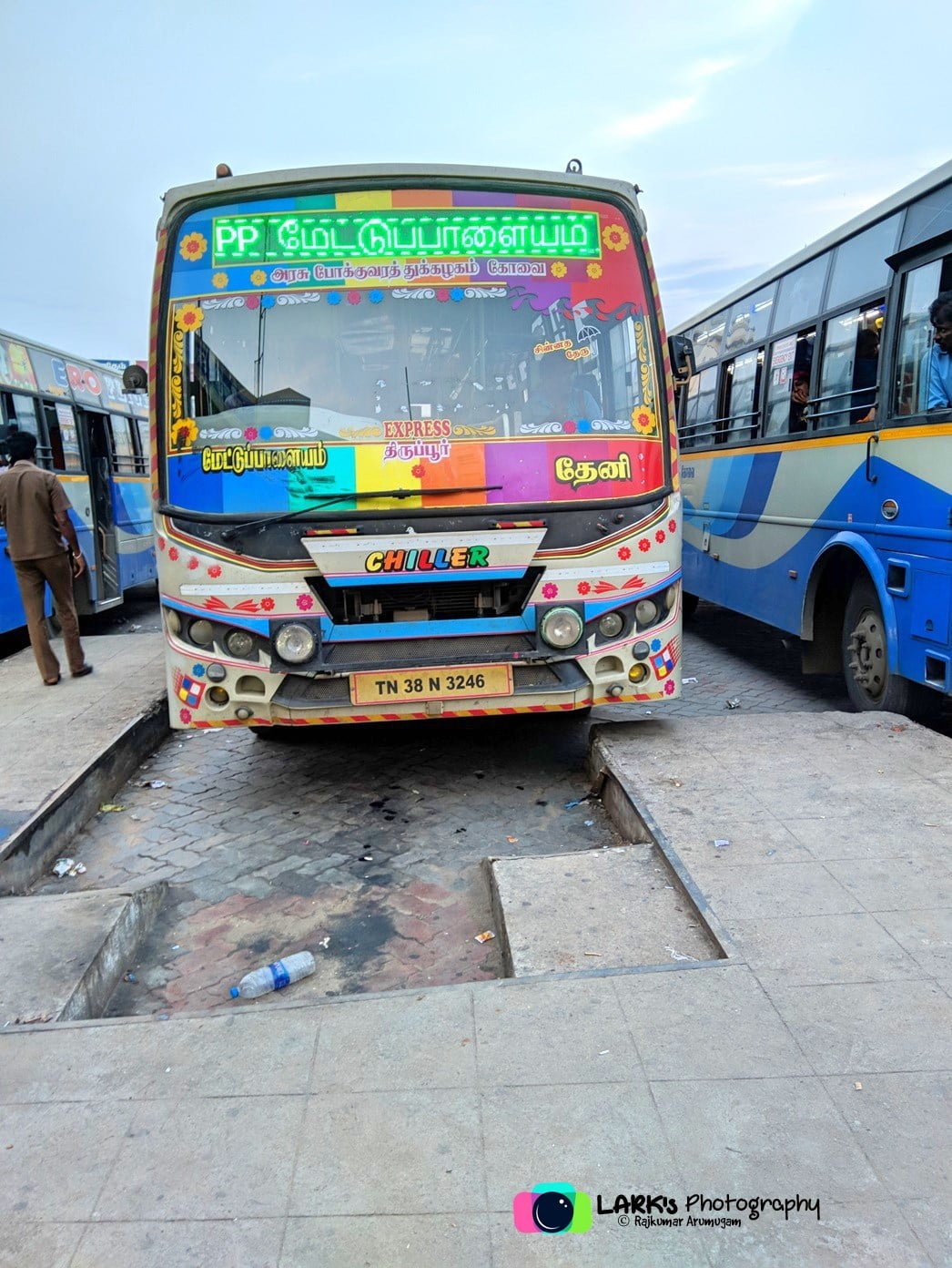 TNSTC TN 38 N 3246 Theni - Mettupalayam