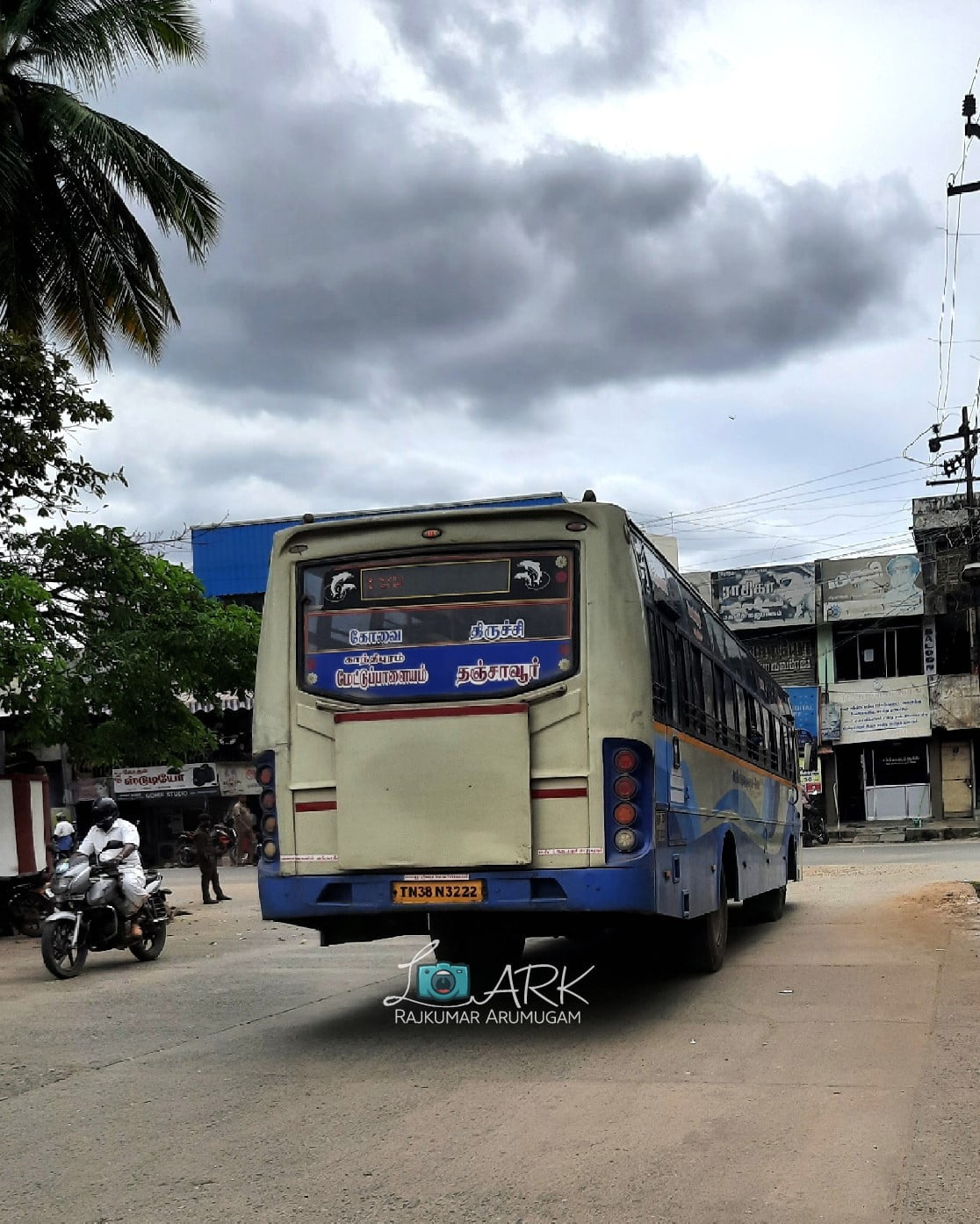 TNSTC TN 38 N 3222 Mettupalayam - Thanjavur