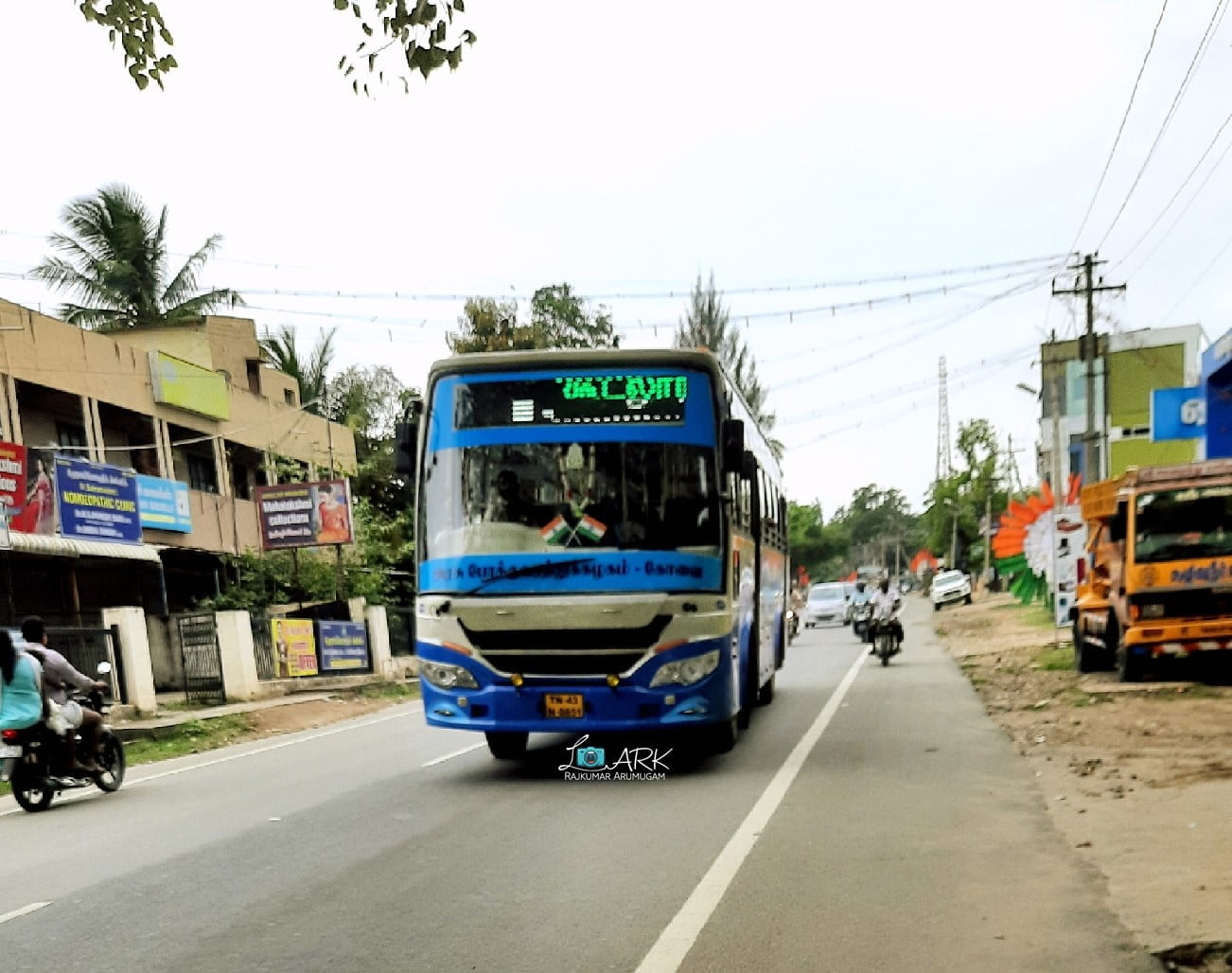 TNSTC TN 43 N 0851 Coimbatore - Gudalur - Ponnani Bus Timings 