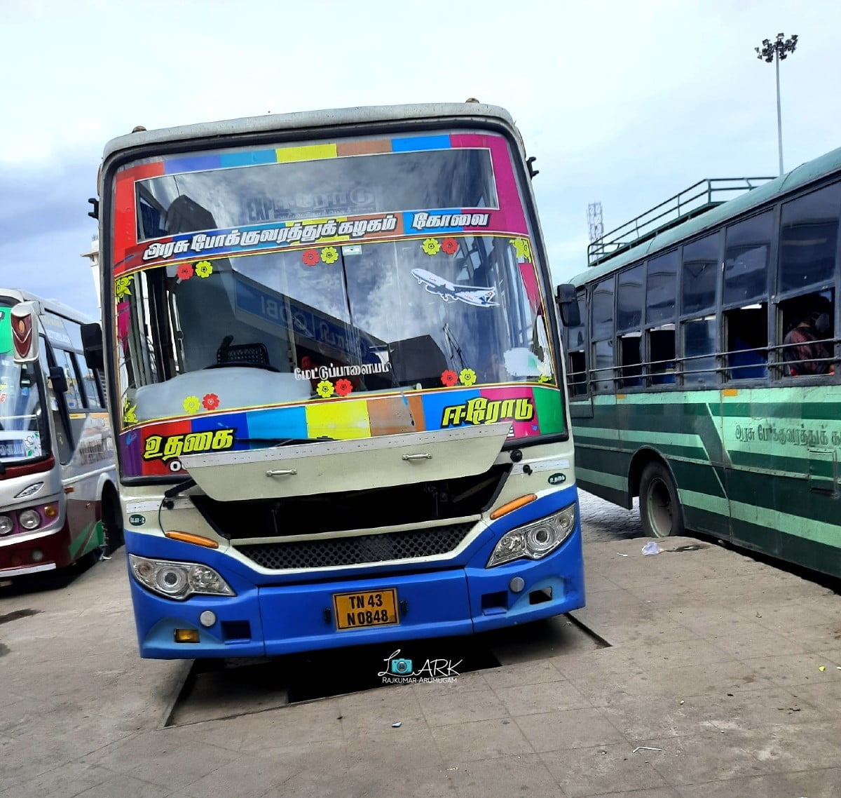 TNSTC TN 43 N 0848 Ooty - Erode Bus Timings