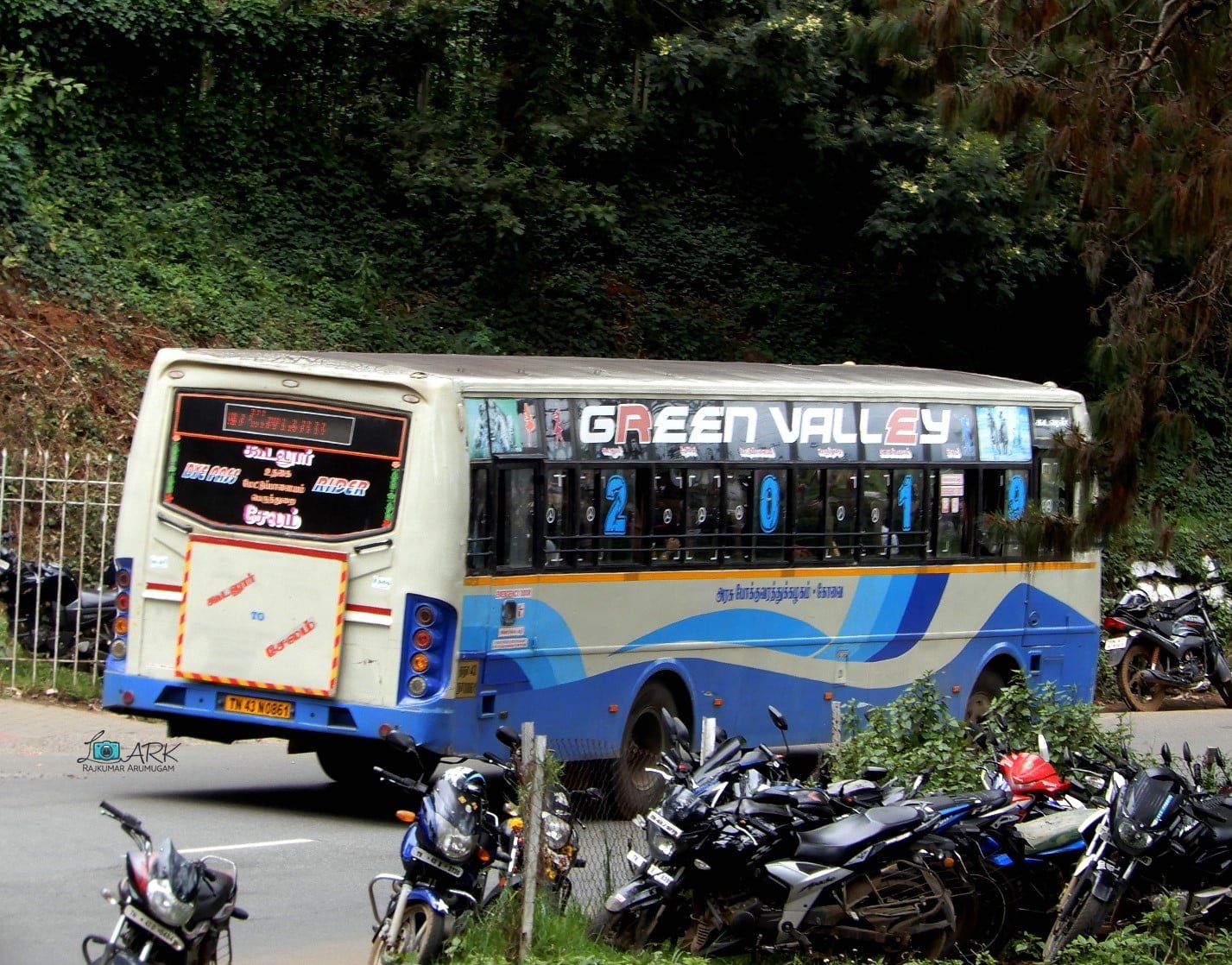 TNSTC TN 43 N 0861 Gudalur - Salem Bus Timings 