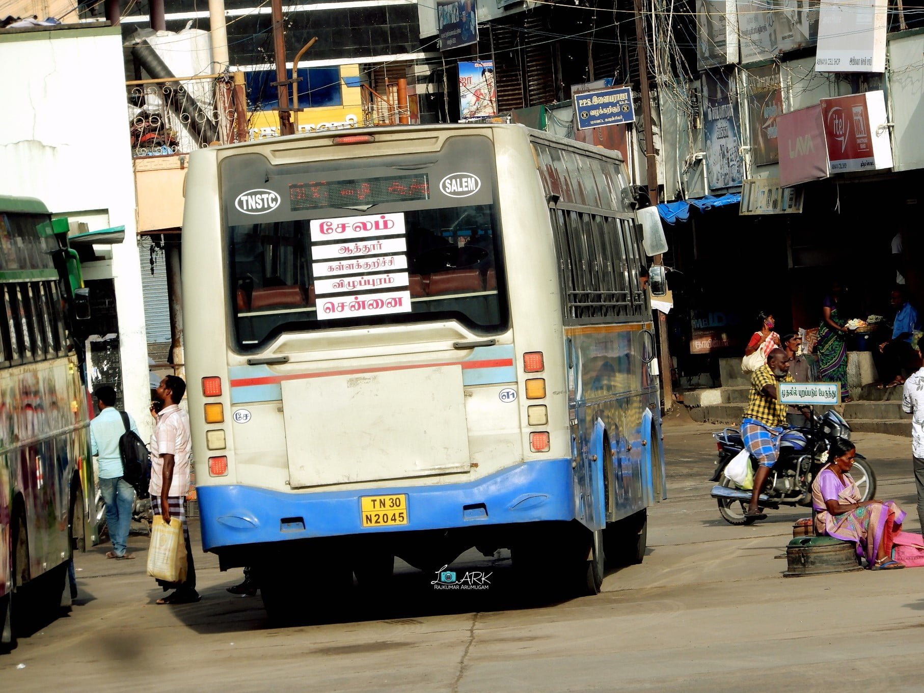 TNSTC TN 30 N 2045 Salem - Chennai Bus Timings