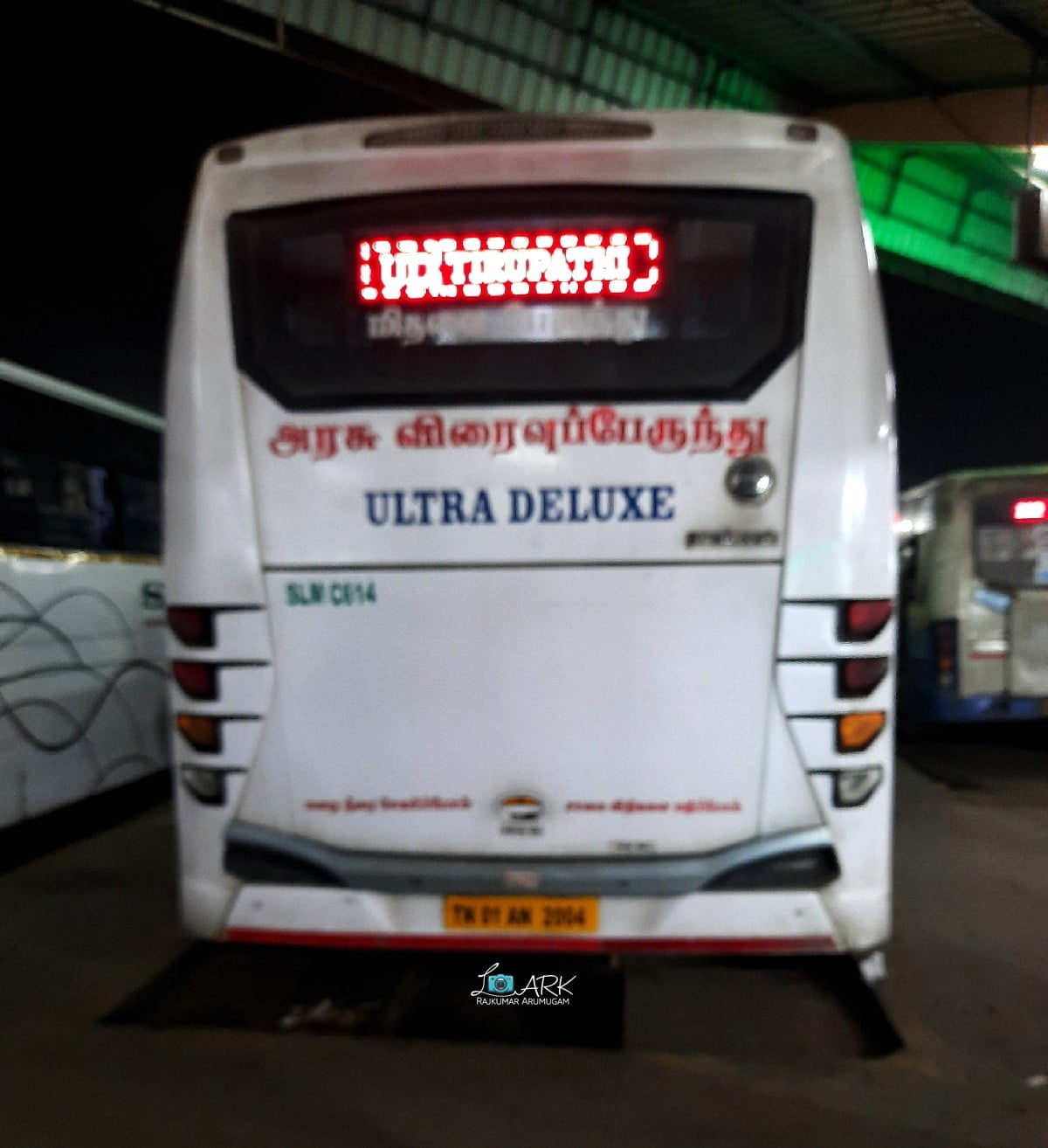 SETC SLM C814 TN 01 AN 2604 Salem - Tirupathi Bus Timings