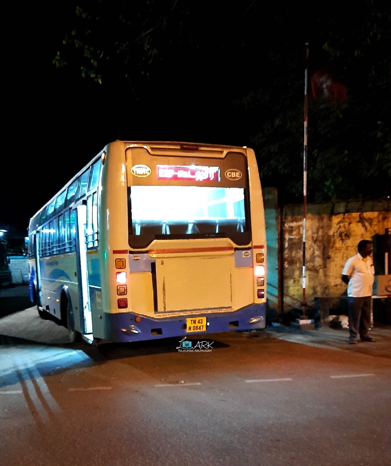 TNSTC TN 43 N 0847 Kolappalli - Gudalur - Coimbatore Bus Timings