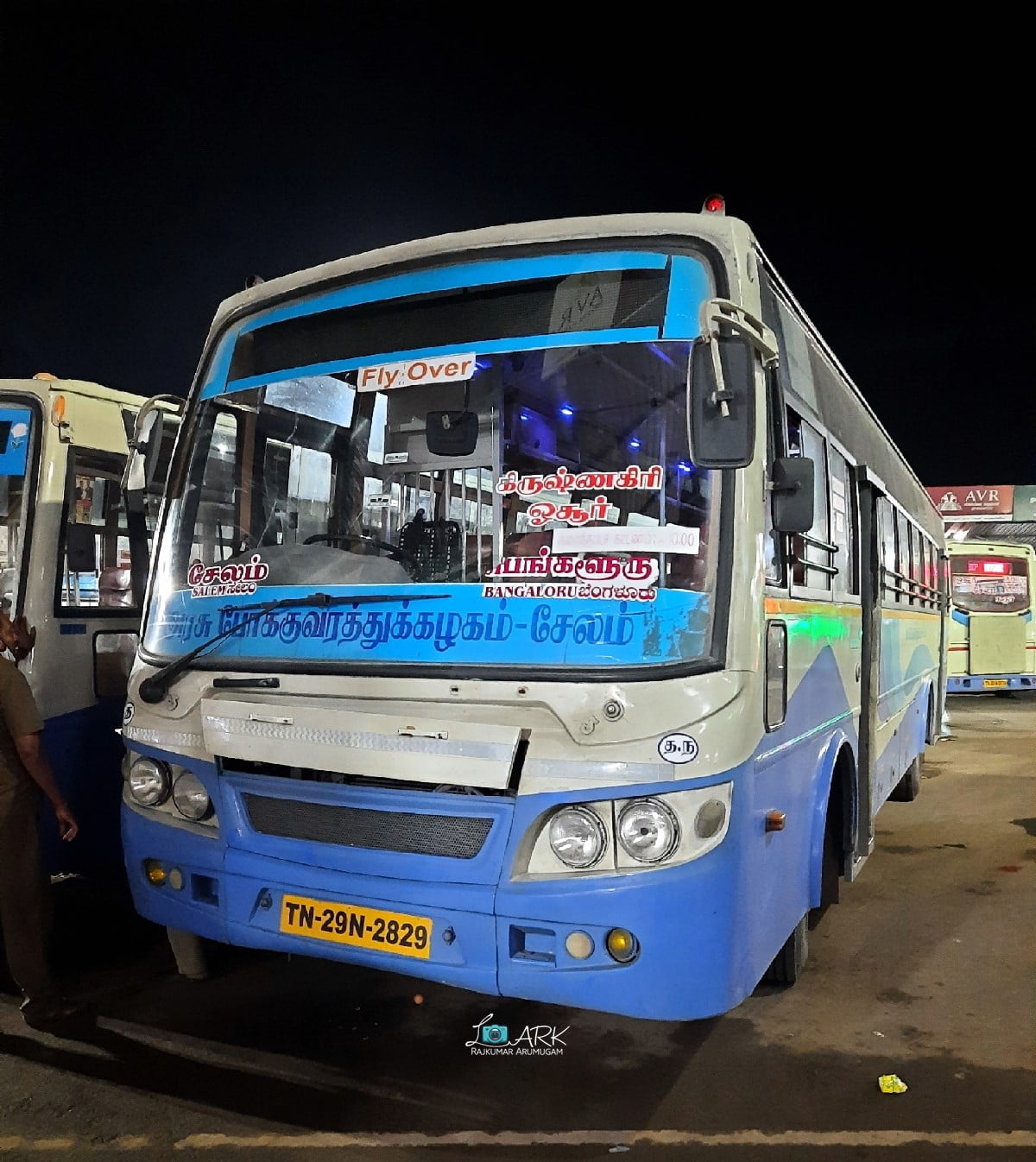 TNSTC TN 29 N 2829 Salem - Bangalore Bus Timings