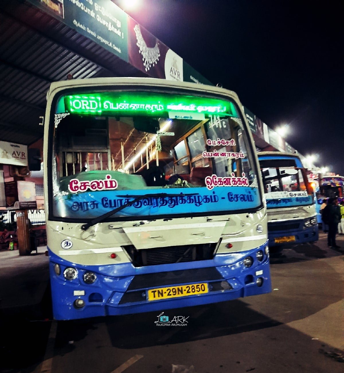 TNSTC TN 29 N 2850 Salem - Pennagaram - Hogenakkal Falls Bus Timings 