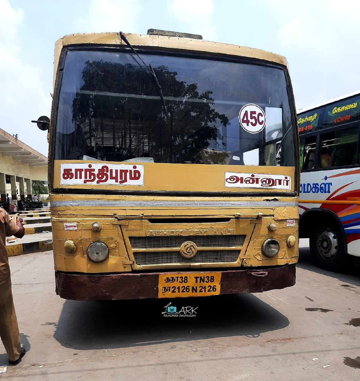 TNSTC TN 38 N 2126 - 45C - Coimbatore - Annur Town Bus Timings