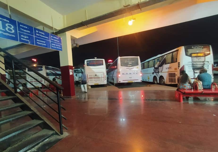 Andhra Pradesh Interstate KSRTC Bus Timings from Bangalore Kempegowda Bus Stand