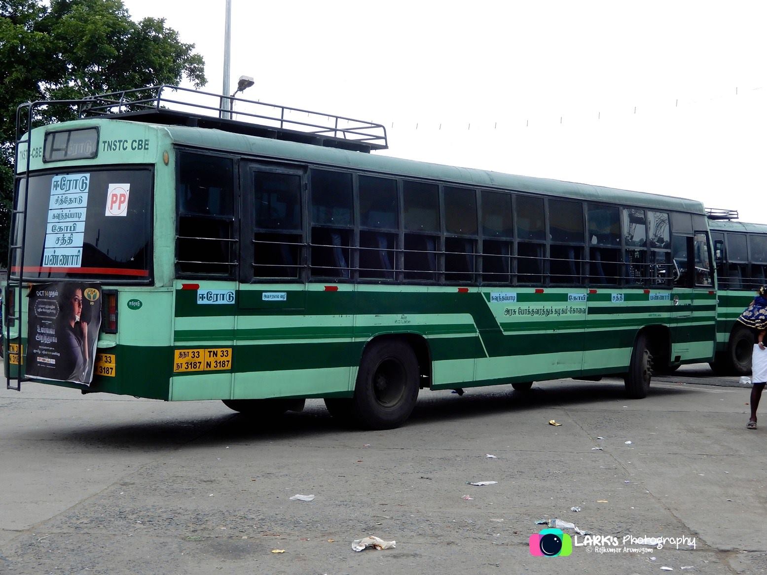 TNSTC TN 33 N 3187 Erode - Bannari Bus Timings