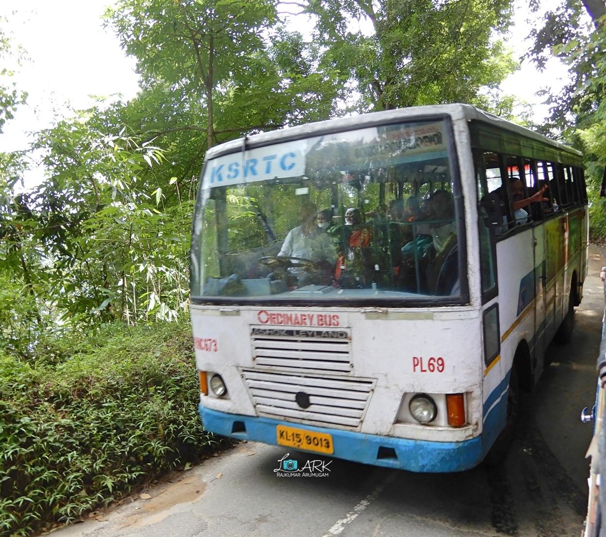 KSRTC RNC 673 Palakkad - Nelliyampathy - Pothupara Bus Timings