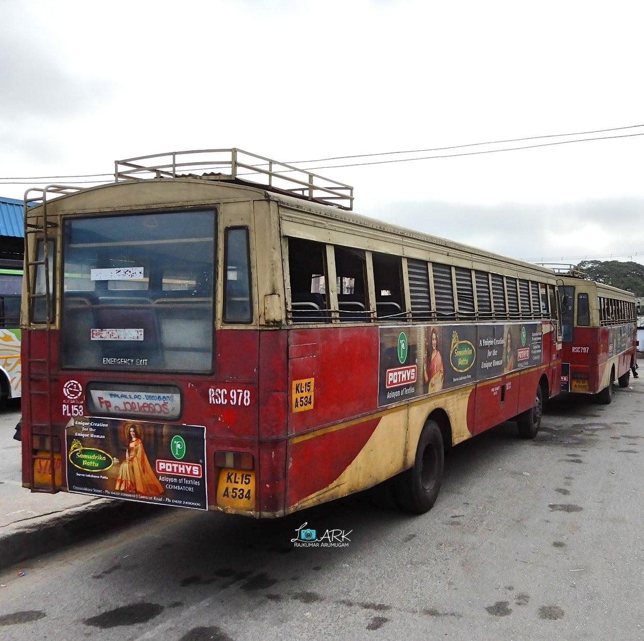 KSRTC RSC 978 Palakkad - Coimbatore Bus Timings