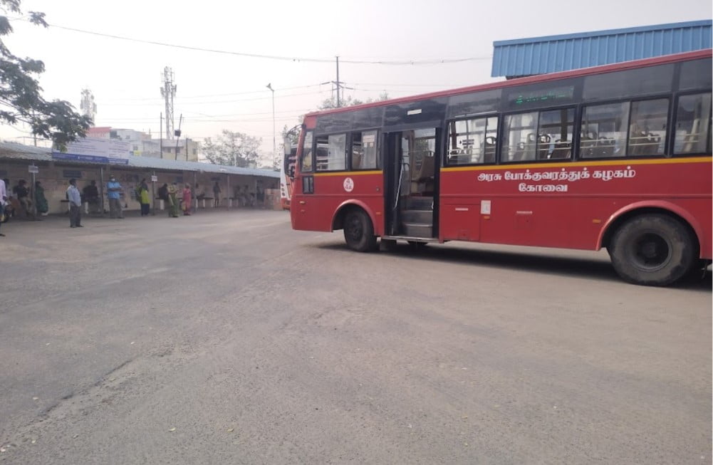 TNSTC Town Bus Timings from Ukkadam Bus Stand towards Singanallur, Pappampatti