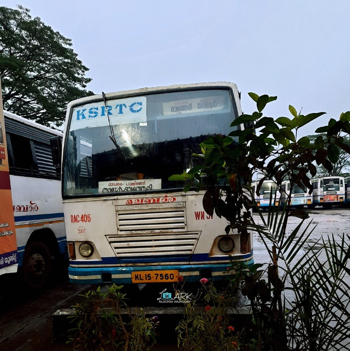 KSRTC RAC 406 Sulthan Bathery - Poothadi Bus Timings