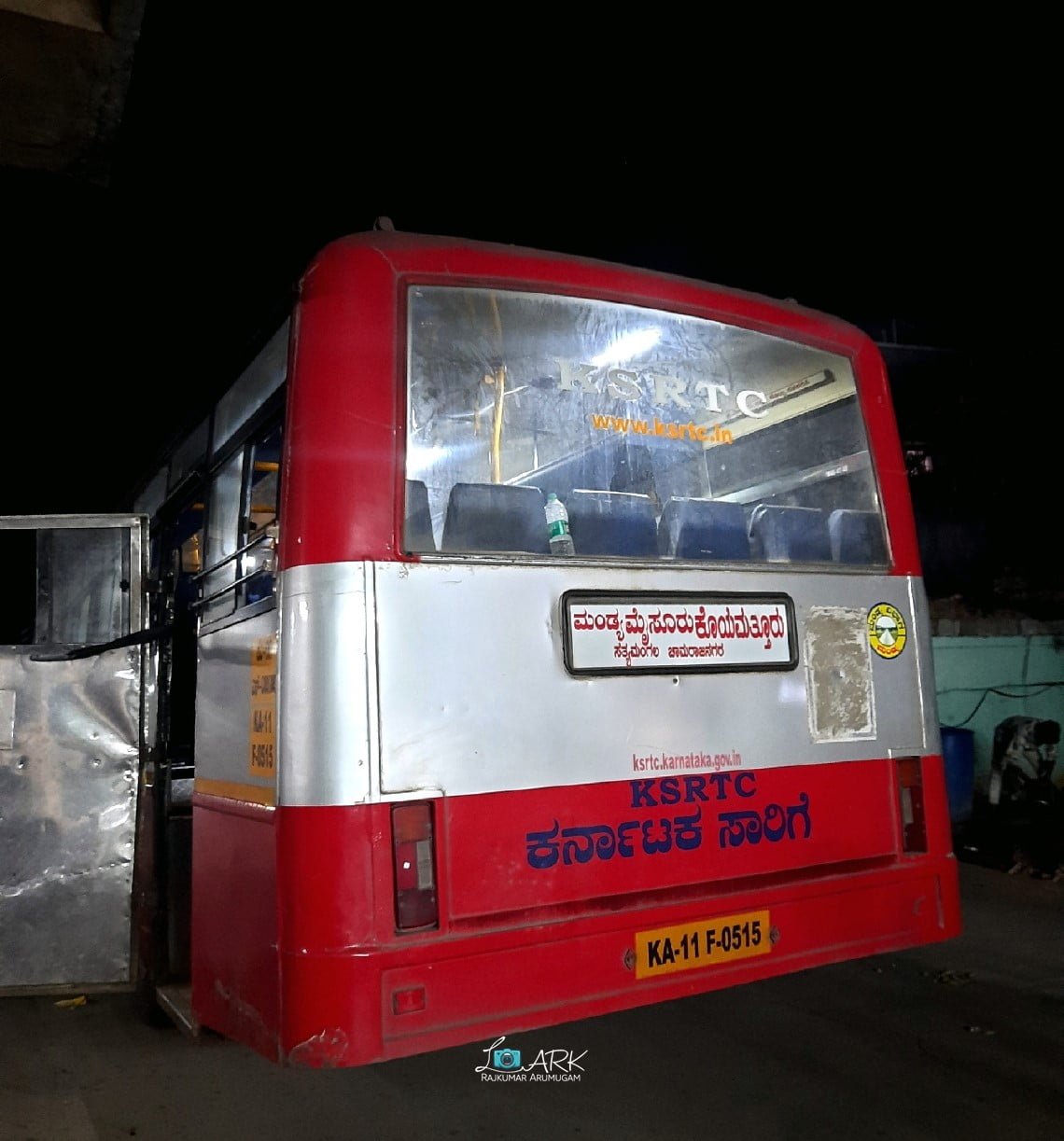 KSRTC KA-11-F-0515 Coimbatore - Mysore - Mandya Bus Timings 