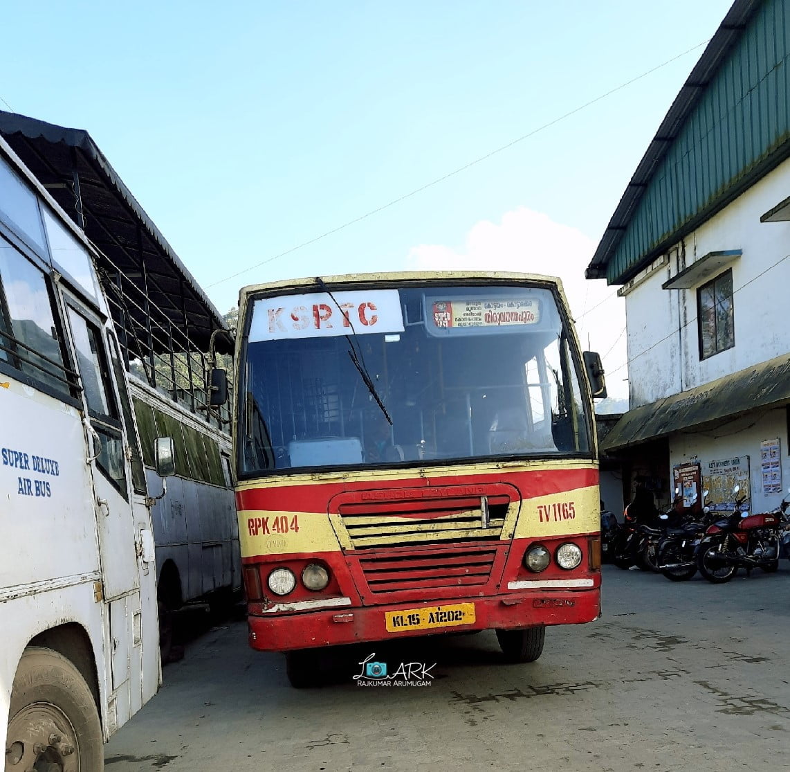 KSRTC RPK 404 Kanthalloor - Munnar - Thiruvananthapuram Bus Timings