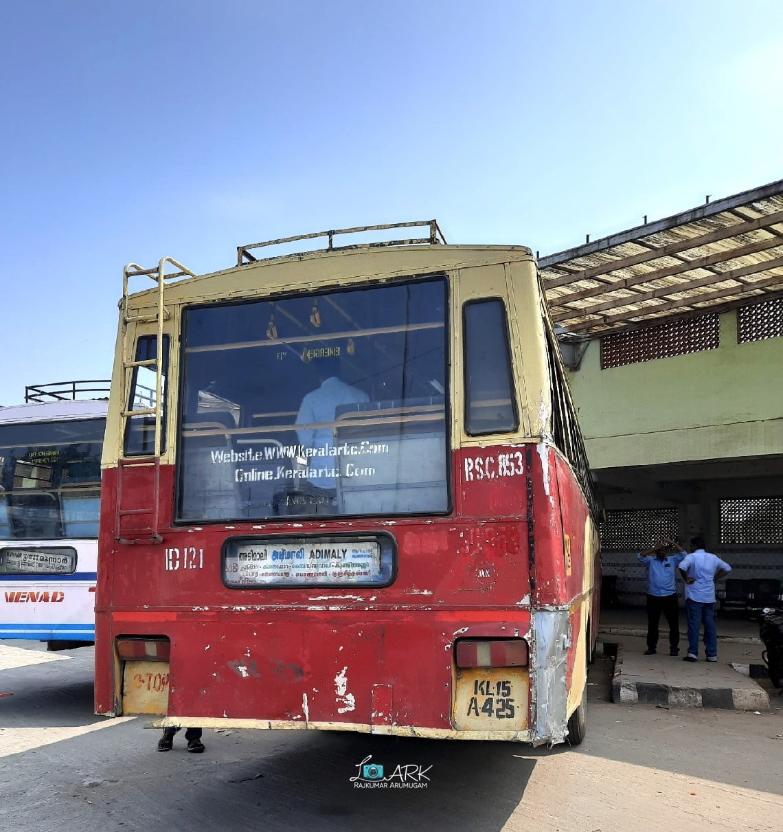 KSRTC RSC 853 Theni - Adimaly Bus Timings 