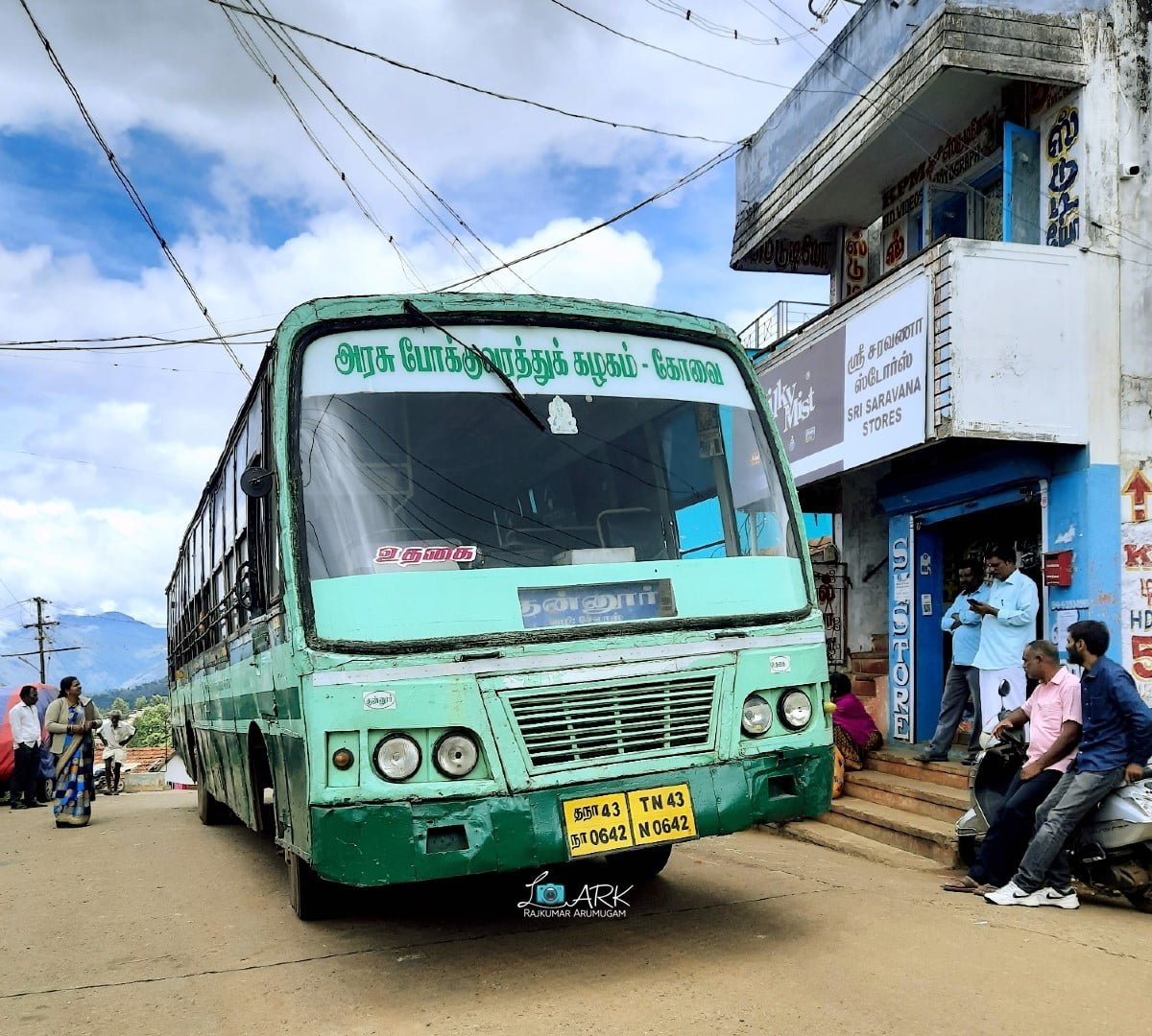 TNSTC TN 43 N 0642 Coonoor - Melur Hosatty Bus Timings 