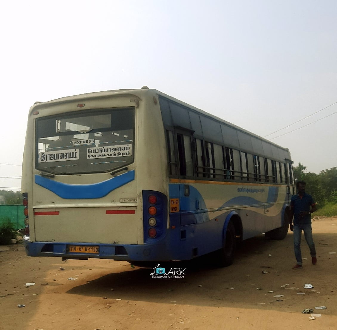 TNSTC TN 67 N 1190 Mettupalayam - Rajapalayam Bus Timings