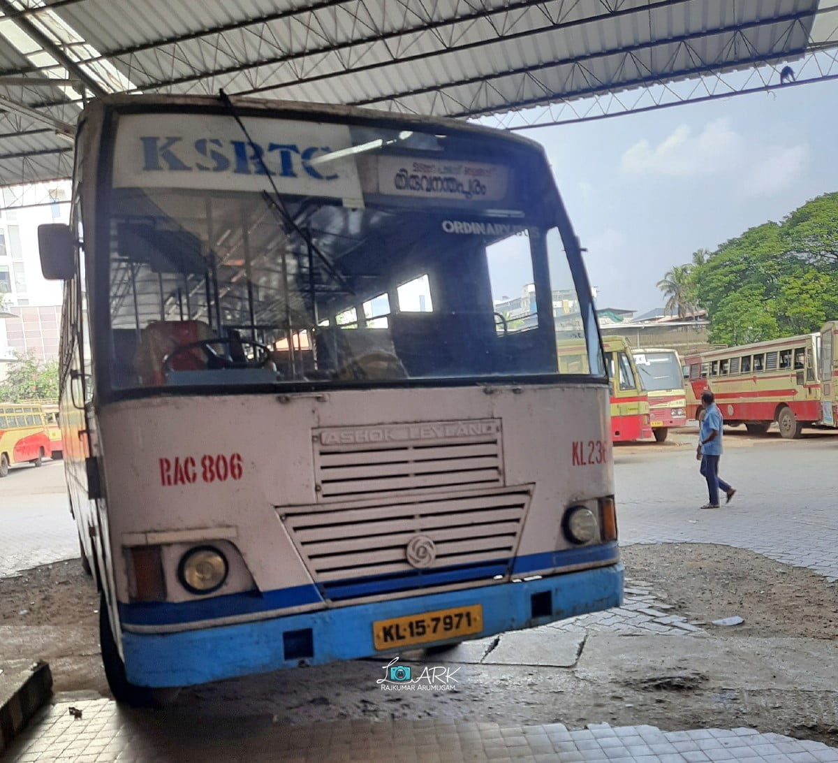 KSRTC RAC 806 Kulathupuzha - Thiruvananthapuram Bus Timings