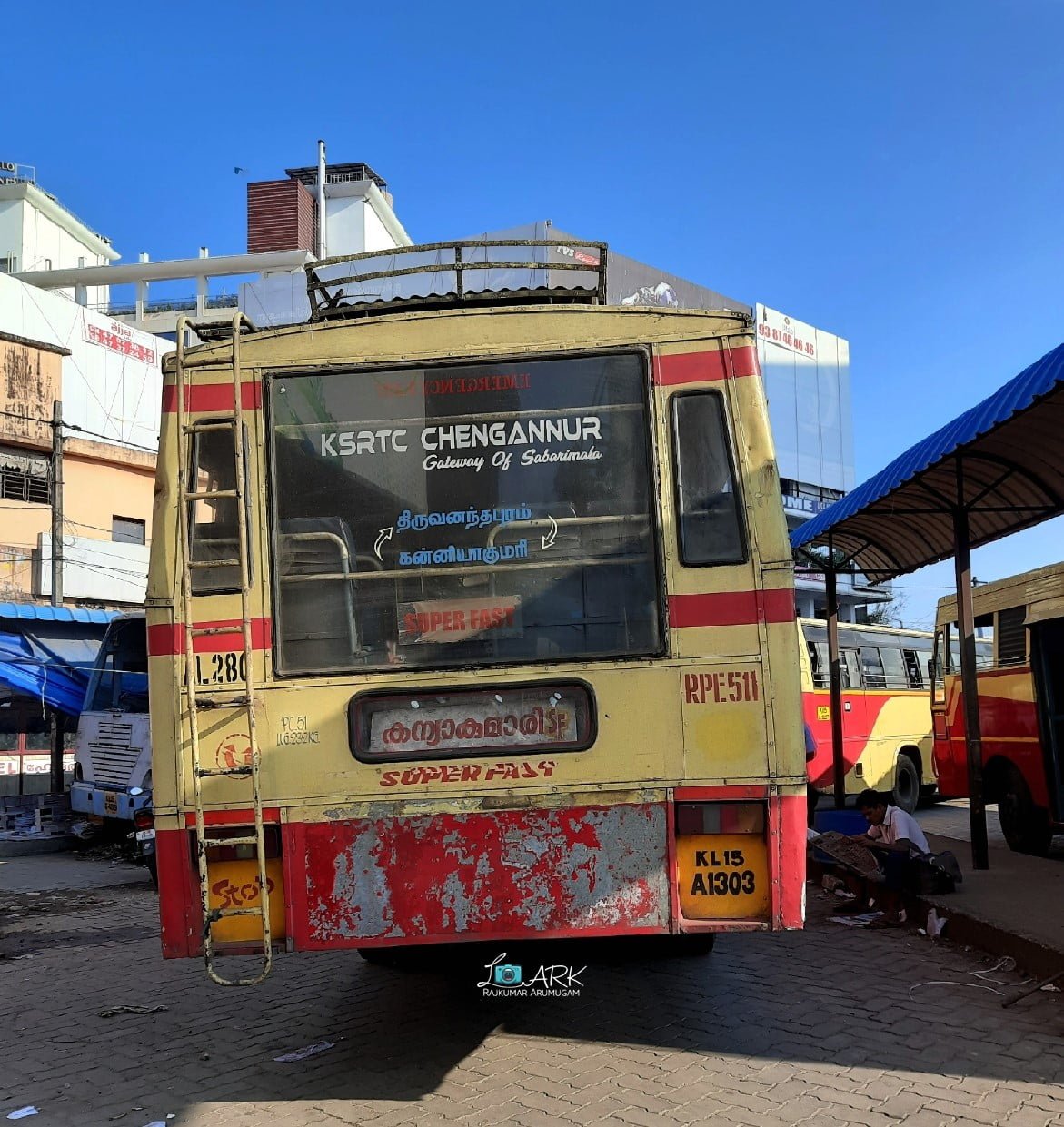 KSRTC RPE 511 Chengannur - Thiruvananthapuram - Kanyakumari Bus Timings 