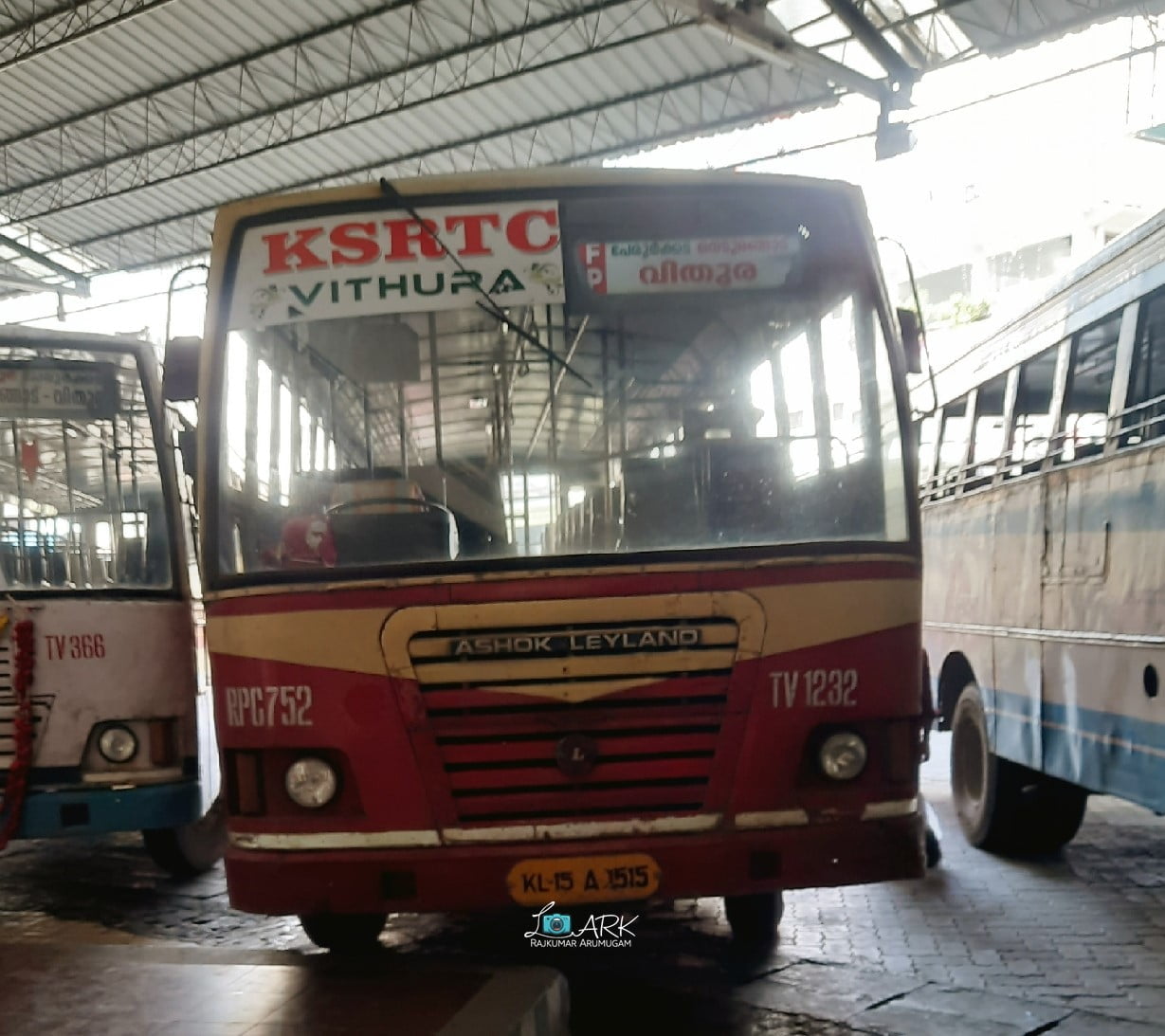 KSRTC RPC 752 Vithura - Pathanamthitta Bus Timings