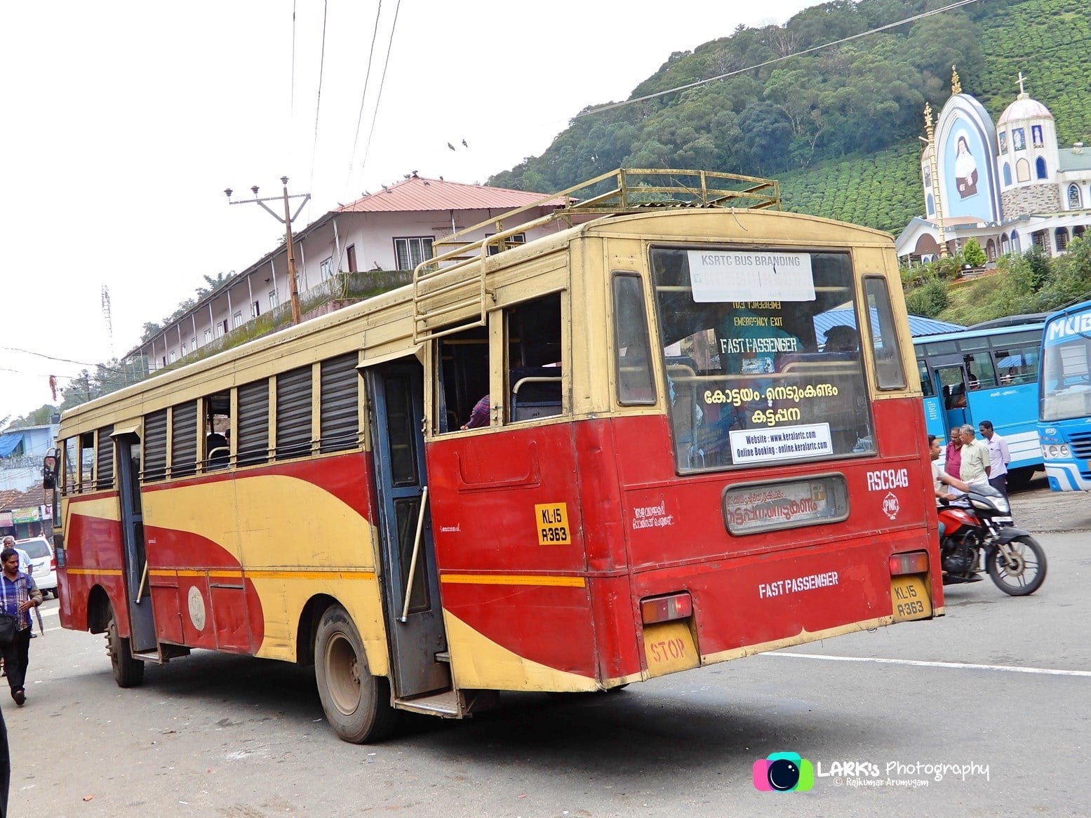 KSRTC RSC 846 Kottayam - Nedumkandam - Thovala Bus Timings