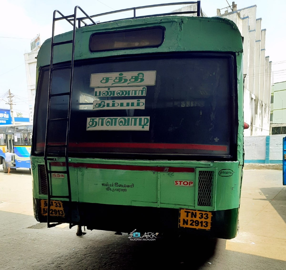 TNSTC TN 33 N 2913 Sathyamangalam - Kuliyada Bus Timings