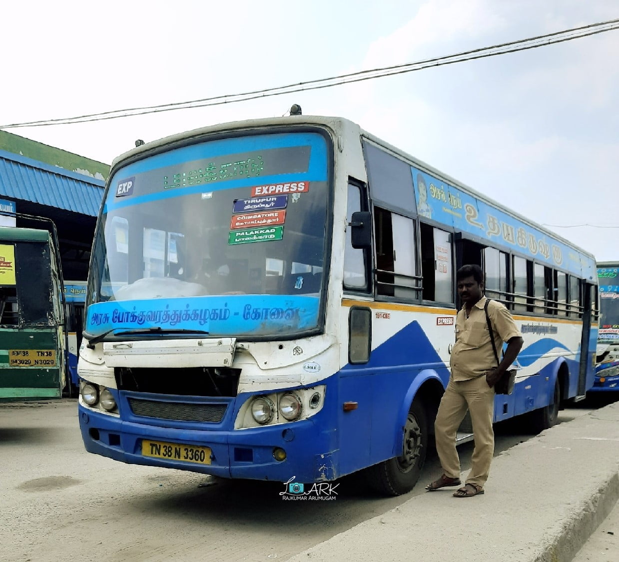 TNSTC TN 38 N 3360 Tiruppur - Palakkad Bus Timings