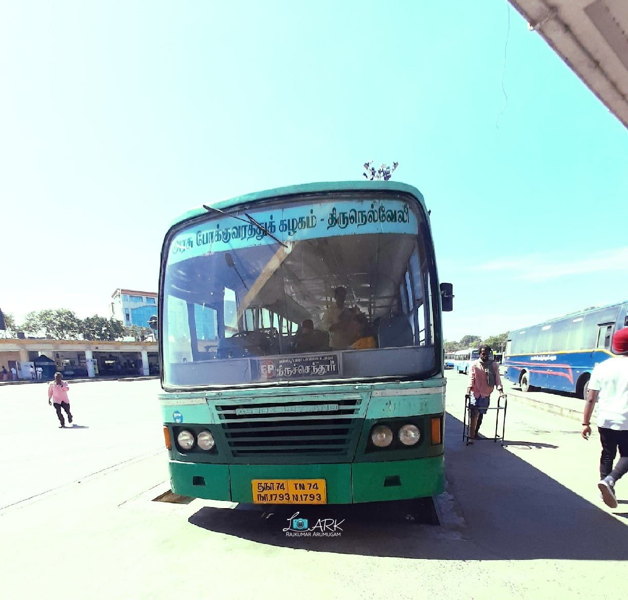 TNSTC TN 74 N 1793 Nagercoil - Thiruchendur Bus Timings