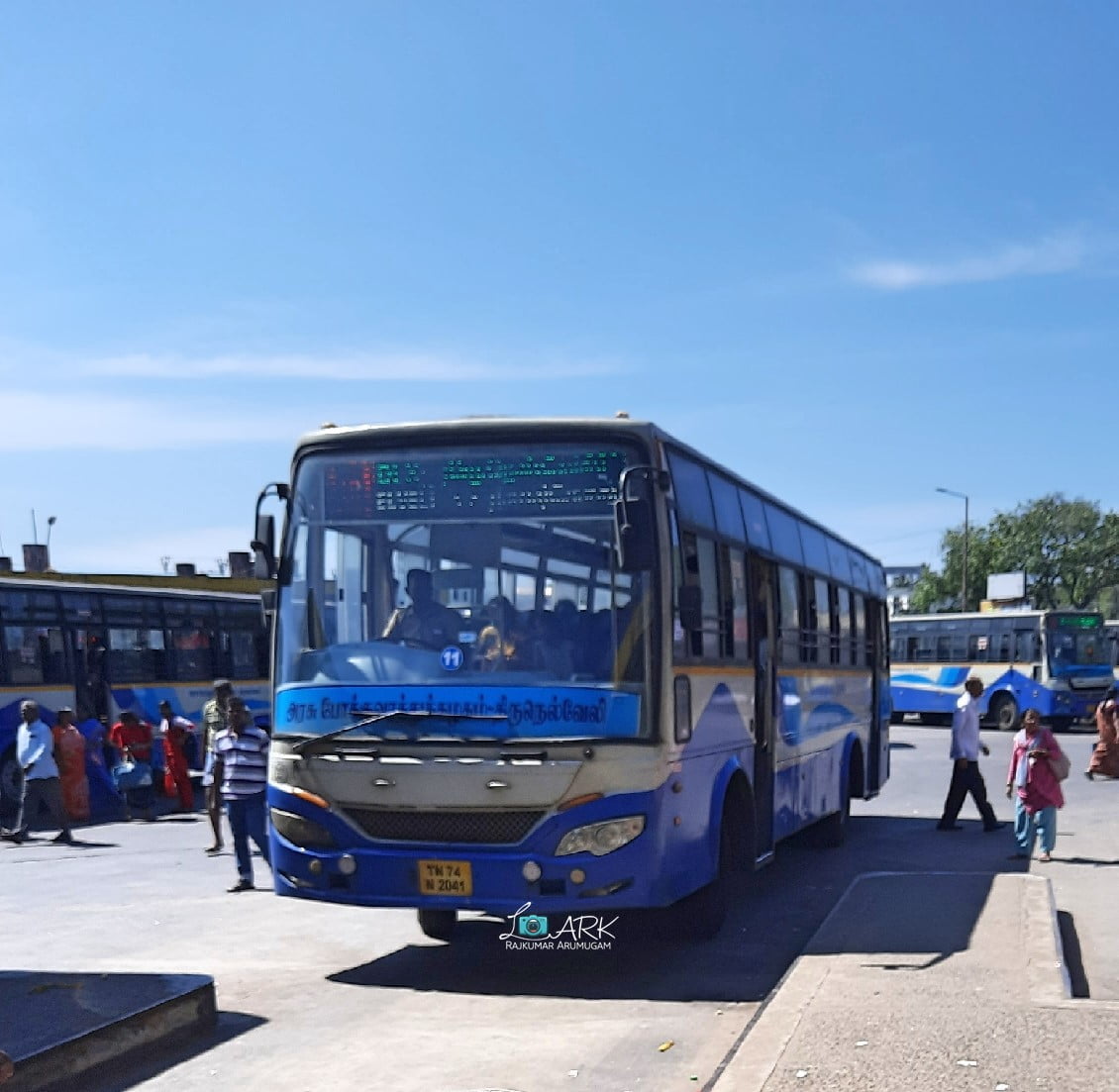 TNSTC TN 74 N 2041 Nagercoil - Tirunelveli Bus Timings