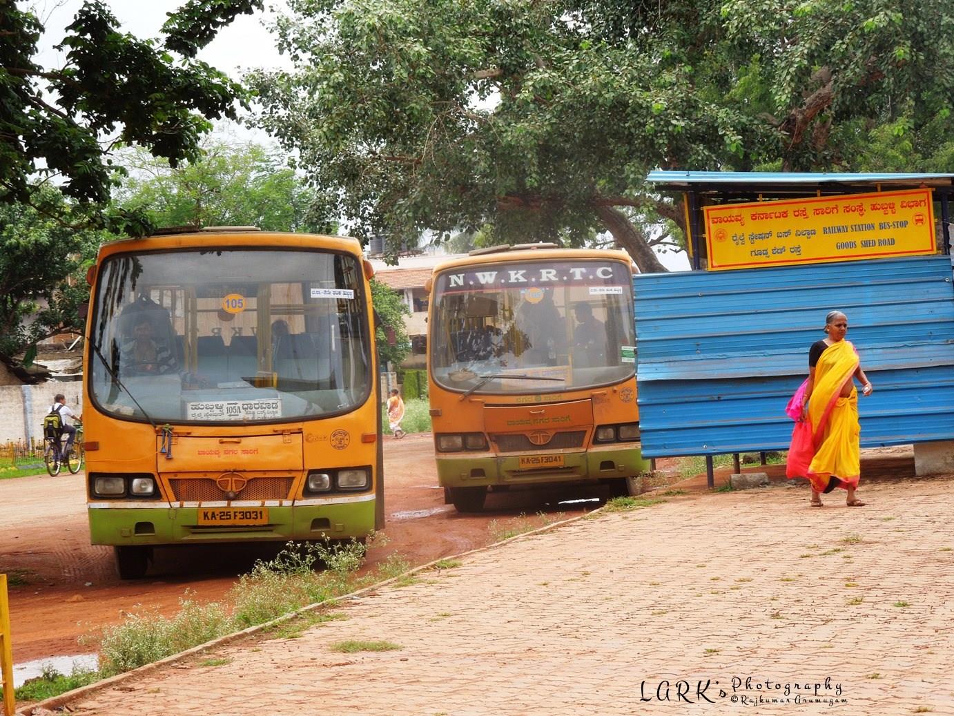 Hubli Airport Karnataka NWKRTC Bus Timings from Hubli CBT Bus Stand & Railway Station