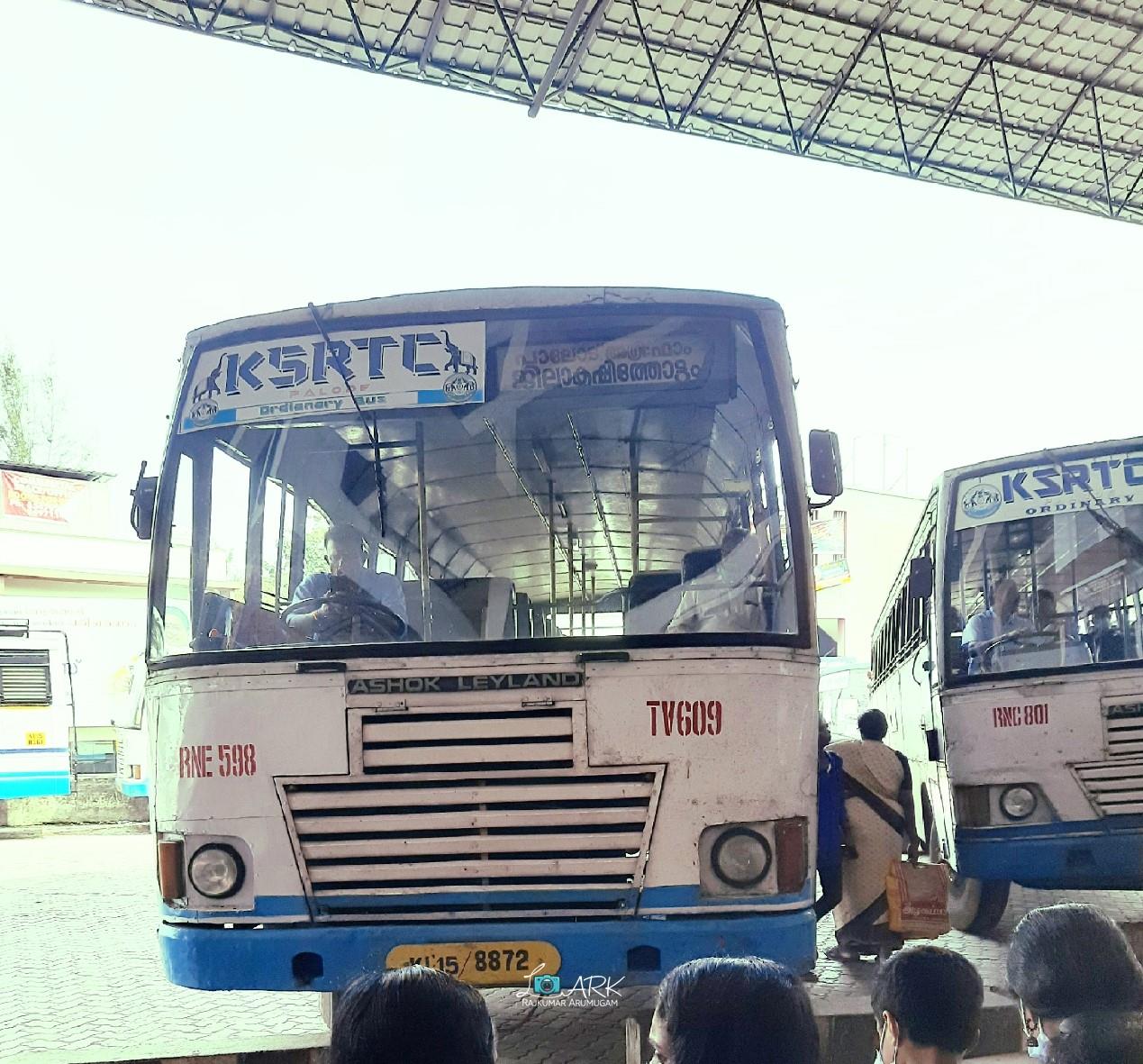 KSRTC RNE 598 Thiruvananthapuram - Palode - Jilla Krishi Thottam Bus Timings