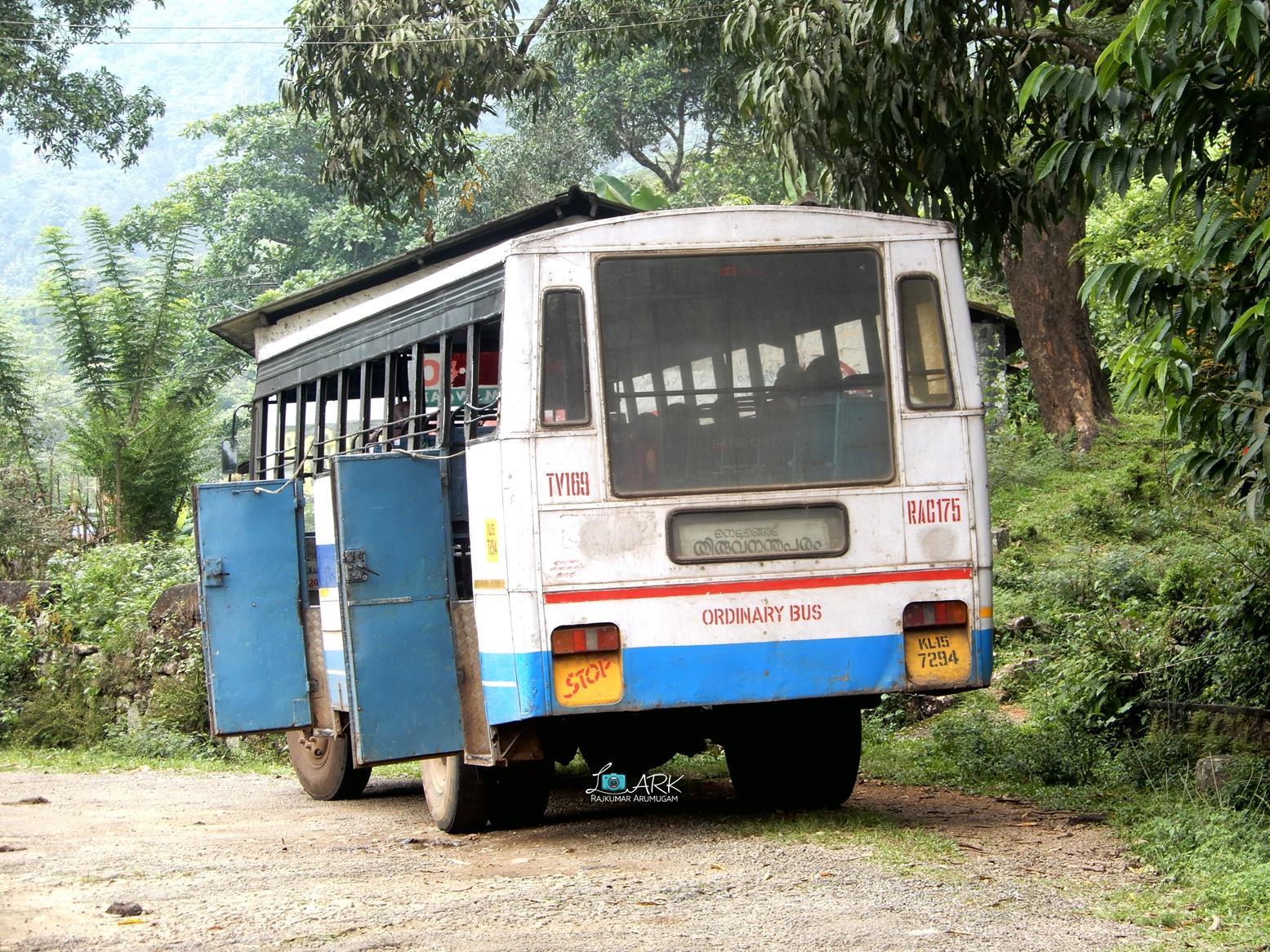 KSRTC RAC 175 Thiruvananthapuram - Bonacaud Bus Timings