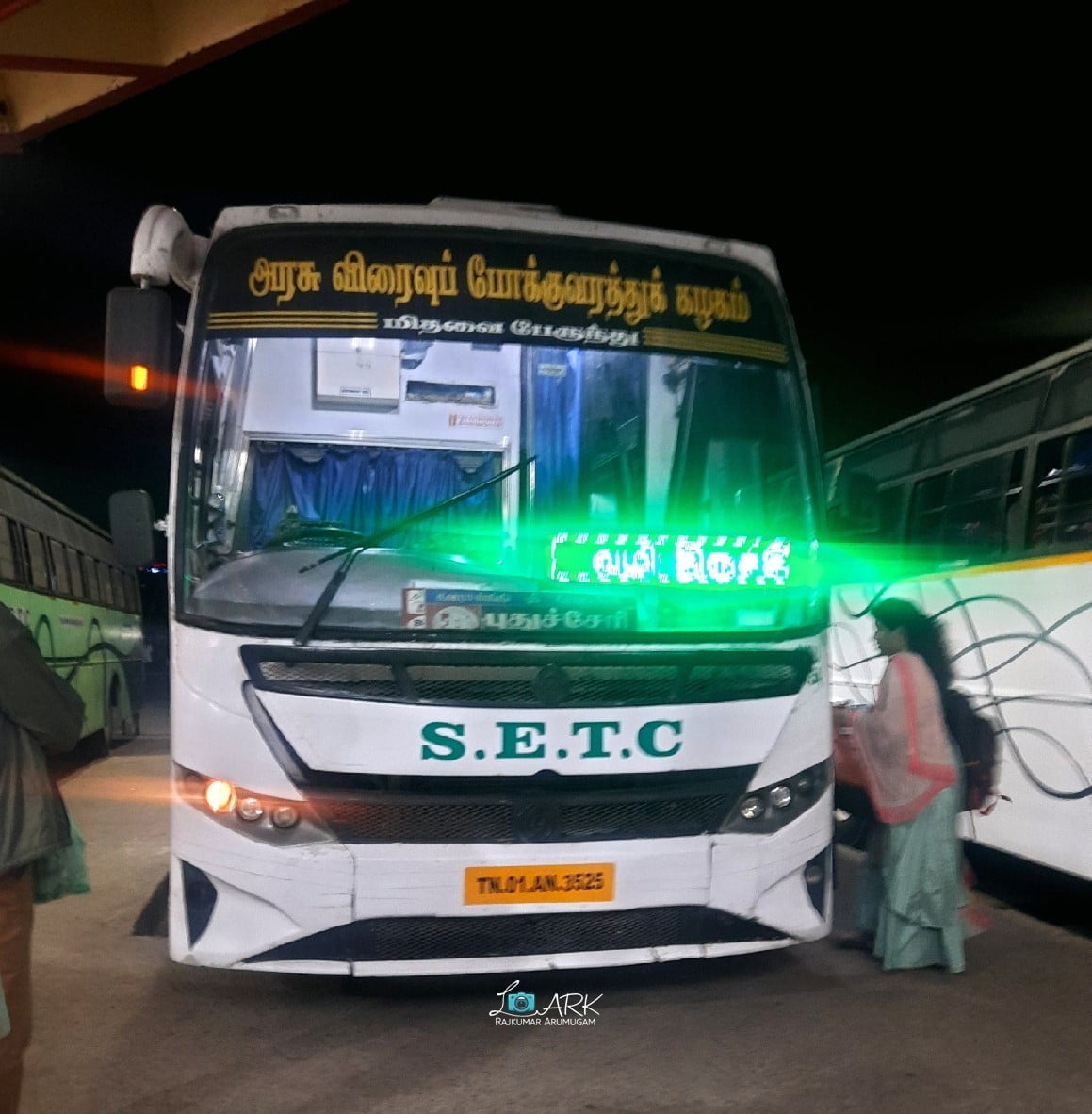 SETC MDU D154 TN 01 AN 3525 Madurai - Puducherry Ultra Deluxe Bus Timings