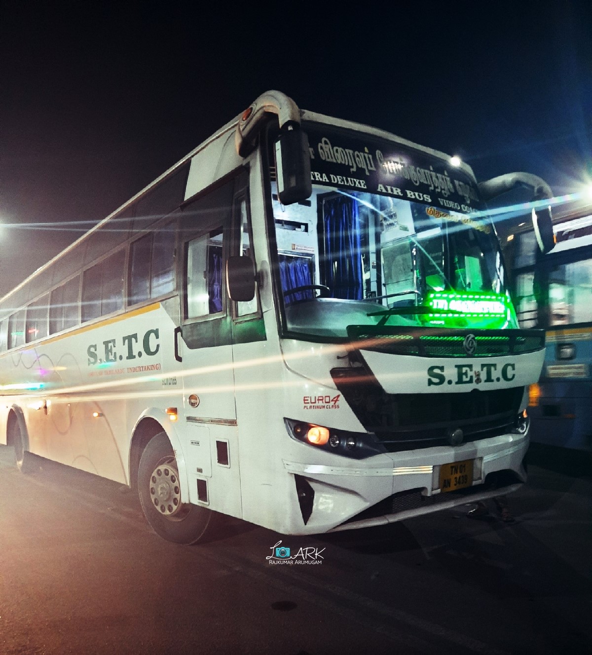 SETC Ultra Deluxe DGL C775 Dindigul to Tirupathi Bus Timings