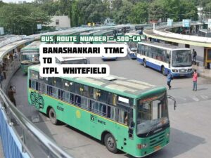 BMTC Bus Route #500-CA - Ticket To Get Lost | TNSTC, KSRTC (Karnataka ...