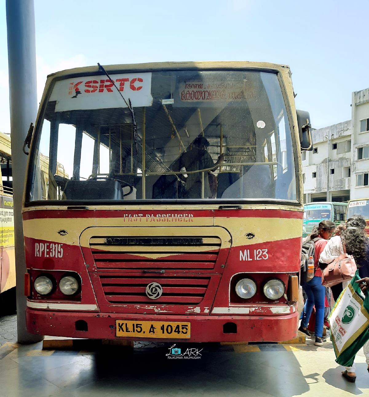 KSRTC Fast Passenger RPE 315 Ponnani to Coimbatore Bus Timings