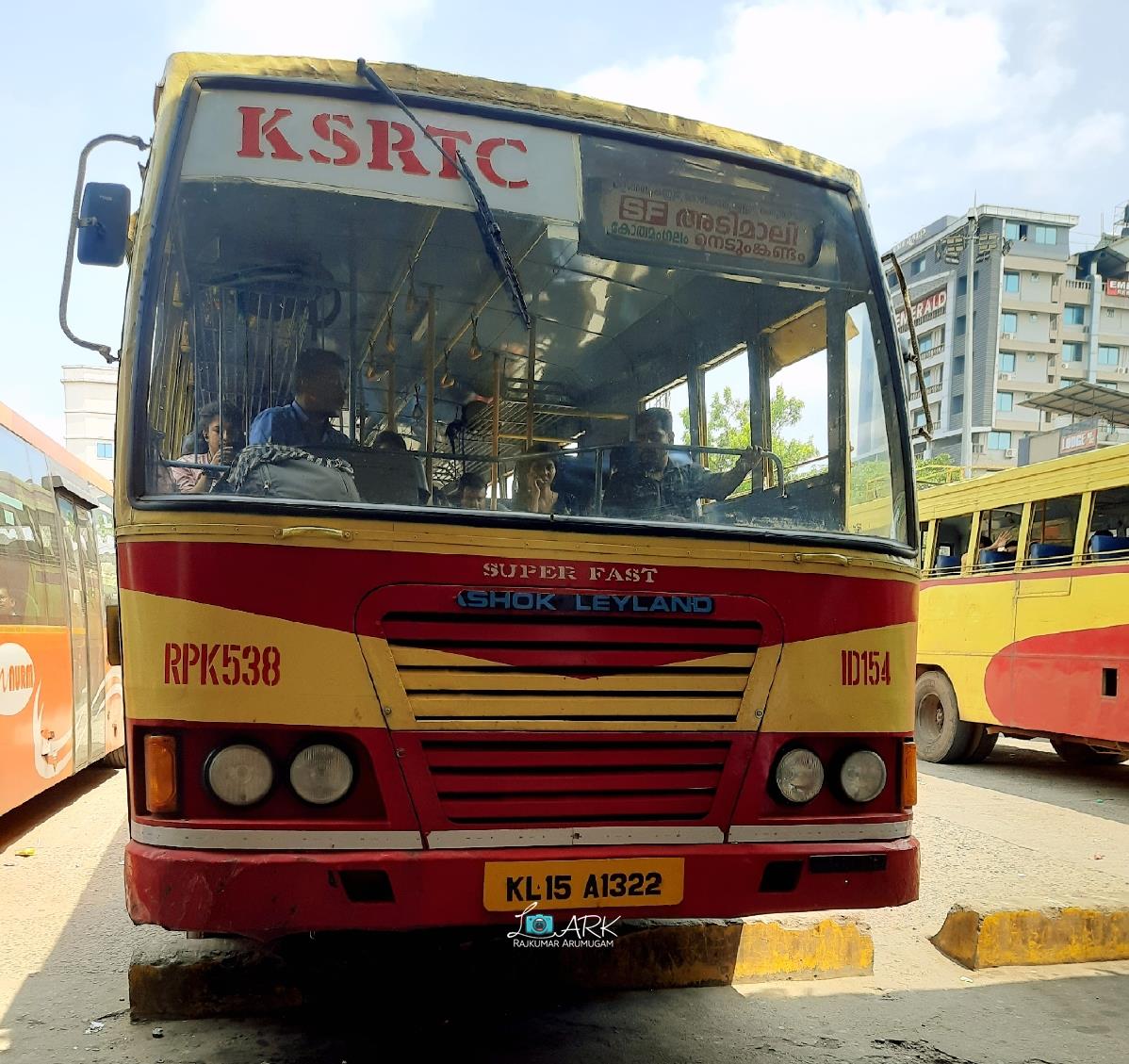 KSRTC Super Fast RPK 538 Palakkayam Thattu to Nedumkandam Bus Timings