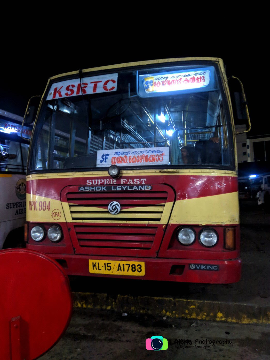 KSRTC Super Fast RPK 994 Kalpetta to Munnar Bus Timings