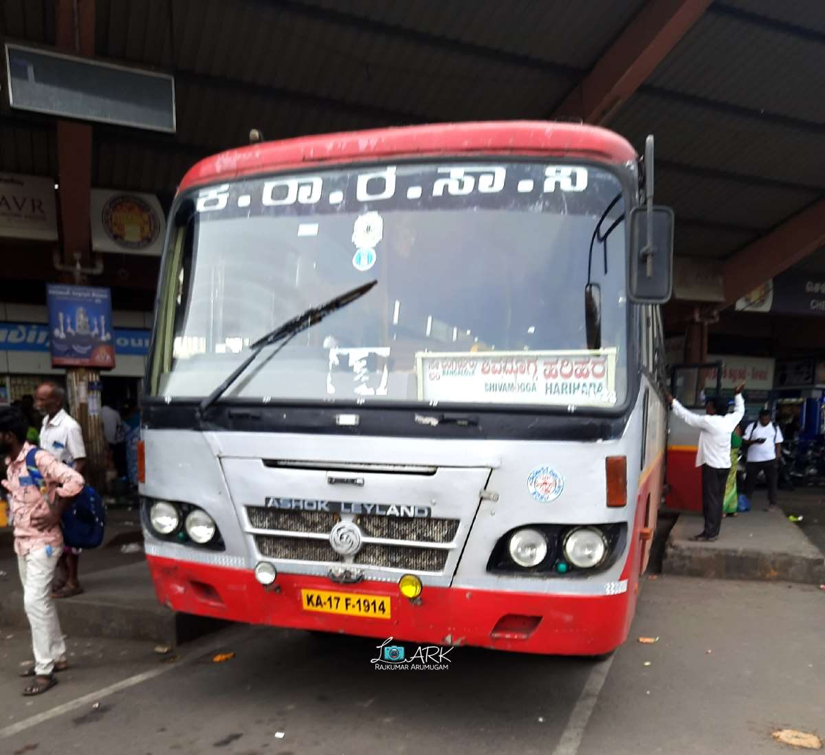 KSRTC KA-17-F-1914 Harihar to Salem Bus Timings