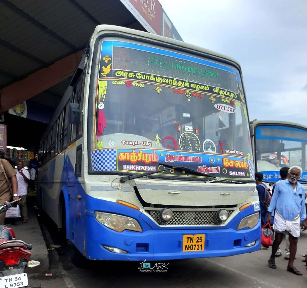 Kanchipuram to Salem Bus Timings | TNSTC TN 25 N 0731