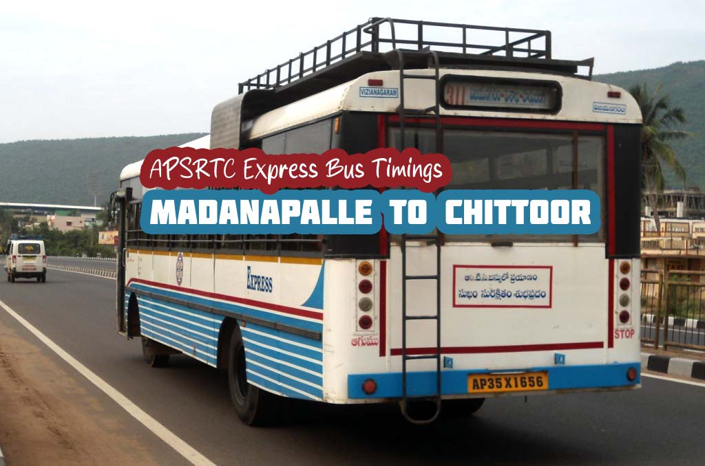 APSRTC Express Madanapalle to Chittoor Bus Timings