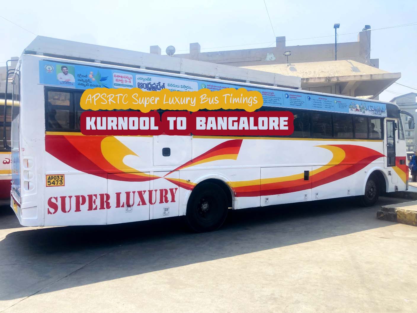 APSRTC Super Luxury Kurnool to Bangalore Bus Timings