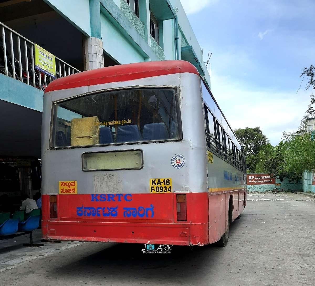 KSRTC KA-18-F-0934 Coimbatore to Chikkamagaluru Bus Timings