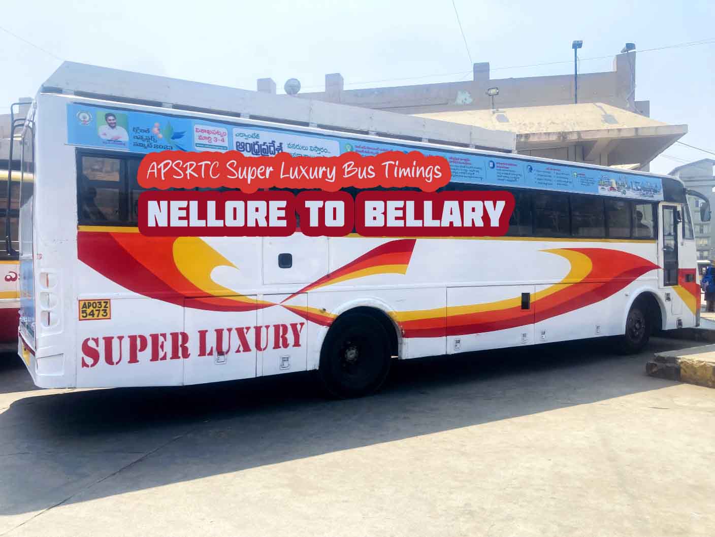 APSRTC Super Luxury Nellore to Bellary Bus Timings